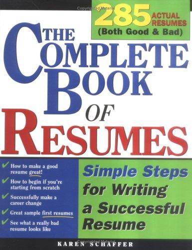 The complete book of résumés