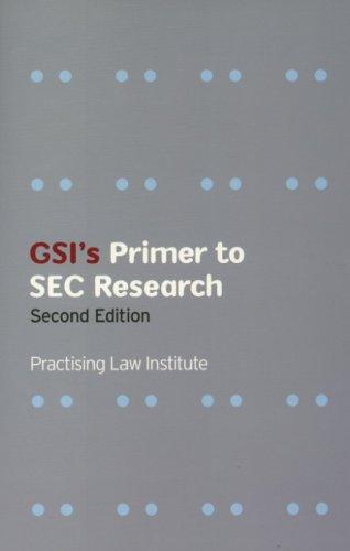 GSI's primer to SEC research