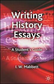 Writing History Essays