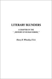 Literary Blunders