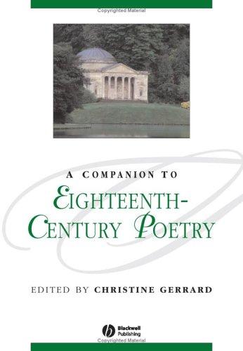 A companion to eighteenth-century poetry