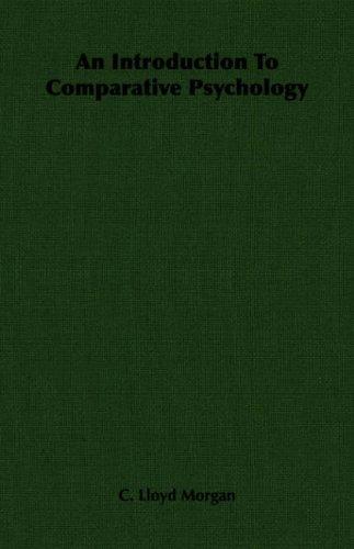 An introduction to comparative psychology