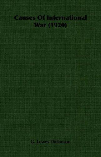 Causes Of International War (1920)