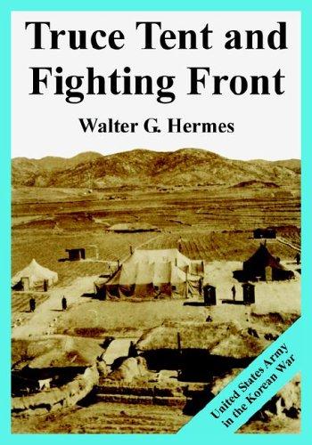 Truce tent and fighting front