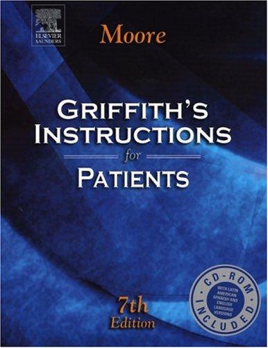 Griffith's Instructions for Patients