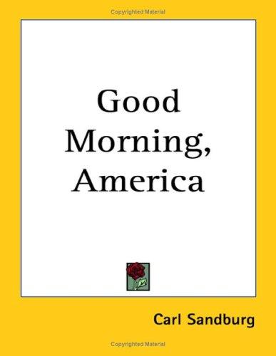 Good morning, America