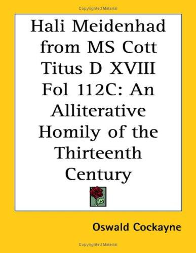 Hali Meidenhad from MS Cott Titus D XVIII Fol 112C