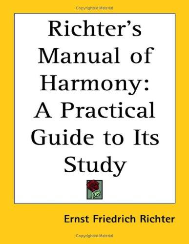 Richter's Manual of Harmony