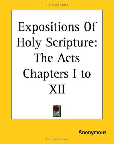 Expositions Of Holy Scripture