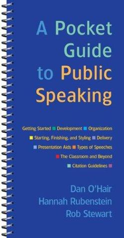 A Pocket Guide to Public Speaking