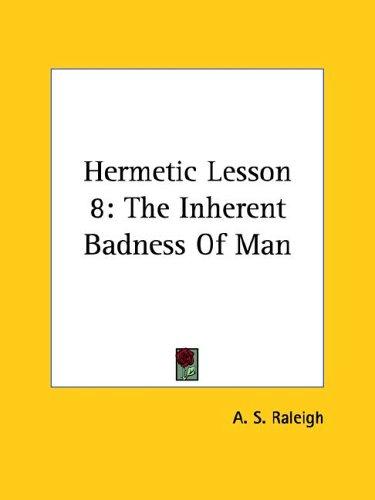 Hermetic Lesson 8