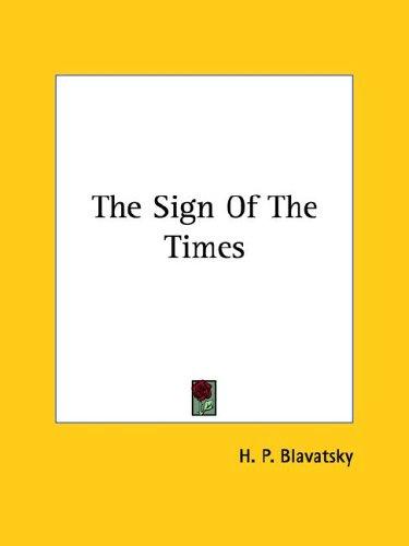 The Sign Of The Times