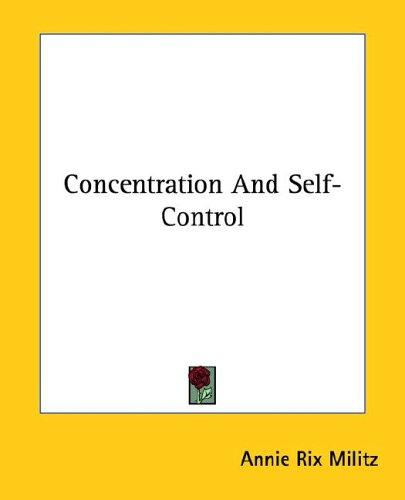 Concentration And Self-Control