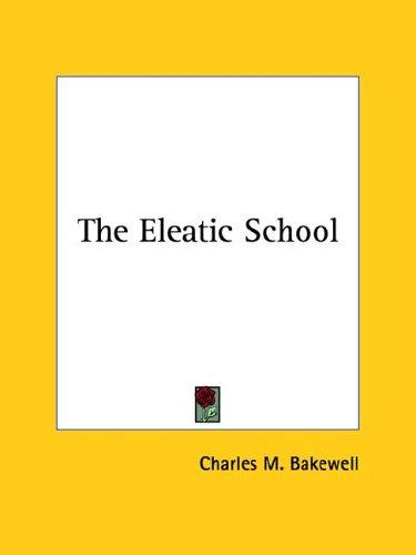 The Eleatic School