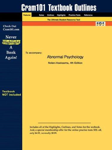 Abnormal Psychology