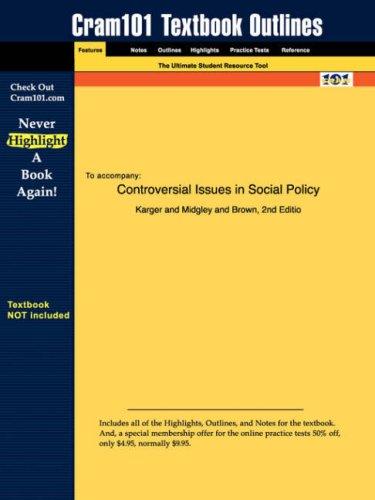 Controversial Issues in Social Policy