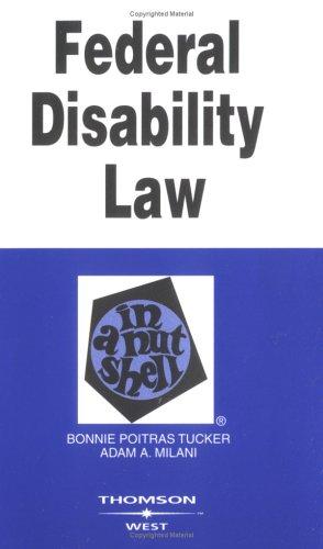 Federal disability law in a nutshell