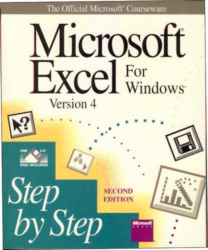 Microsoft EXCEL Version 4 for Windows Step by Step