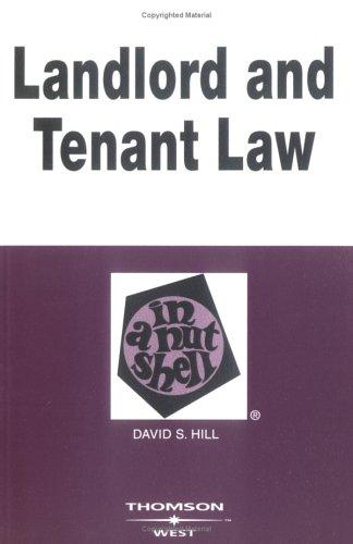 Landlord and tenant law in a nutshell