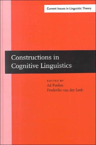 Constructions in cognitive linguistics