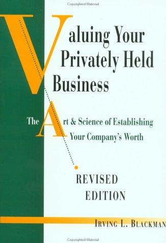 Valuing your privately held business