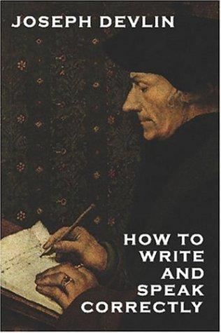 How to Write and Speak Correctly