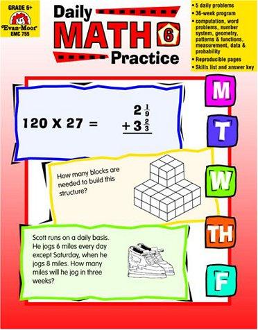 Daily Math Practice, Grades 6+