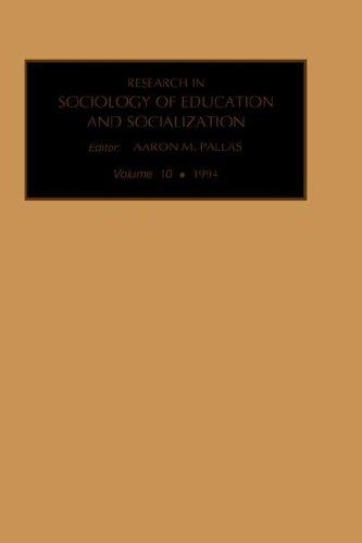 RES SOC ED SOC V10 (Research in Sociology of Education)
