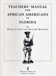 Teachers' Manual for African Americans in Florida