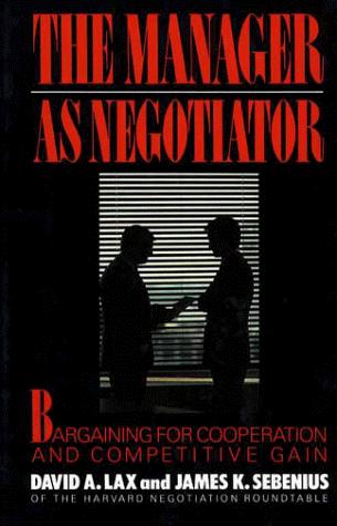 The manager as negotiator