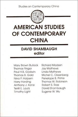 American Studies of Contemporary China (Studies on Contemporary China)