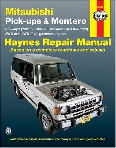 Mitsubishi Pickups and Montero, 1983-1996