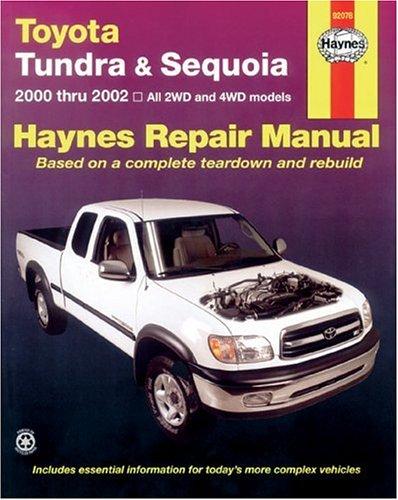 Toyota Tundra and Sequoia 2000 Thru 2002