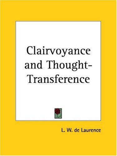 Clairvoyance and thought-transference