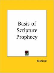 Basis of Scripture Prophecy