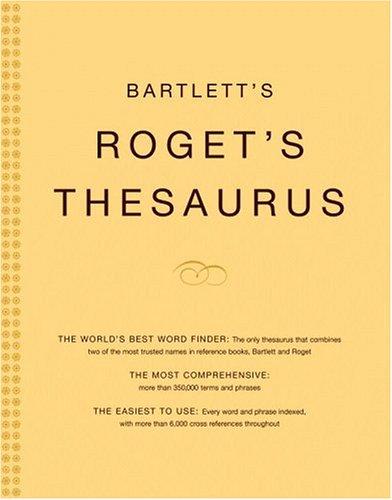 Bartlett's Roget's Thesaurus