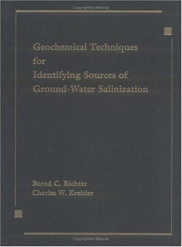 Geochemical Techniques for Identifying Sources of Ground-Water Salinization