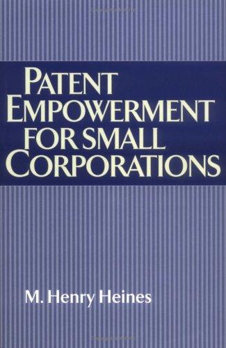 Patent empowerment for small corporations