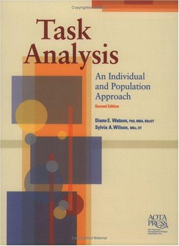 Task analysis