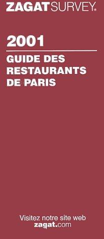 2000-2001 Paris Restaurants (French Language)