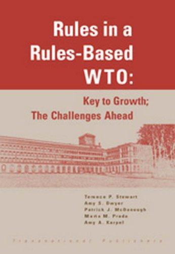 Rules in a rules-based WTO