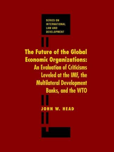 The future of the global economic organizations