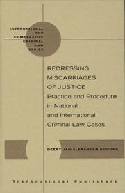 Redressing Miscarriages of Justice