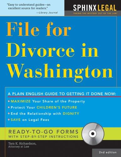 File for divorce in Washington + CD-ROM