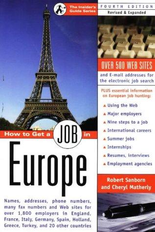 How to get a job in Europe