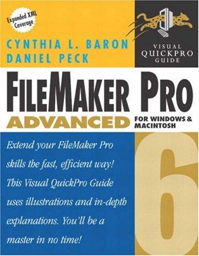 FileMaker pro 6 advanced for Windows and Macintosh