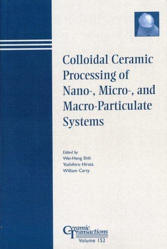 Colloidal ceramic processing of nano-, micro-, and macro-particulate systems