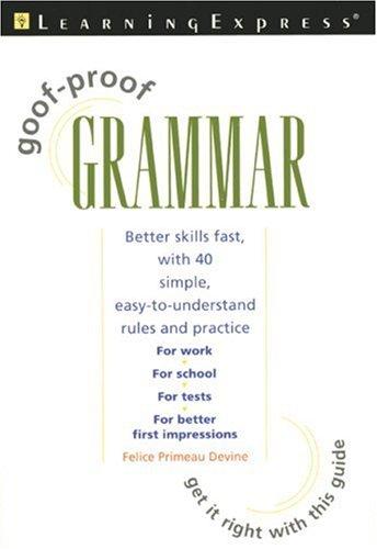 Goof-proof grammar