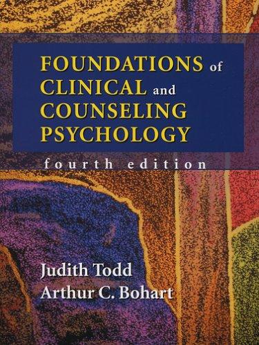 Foundations of clinical and counseling psychology