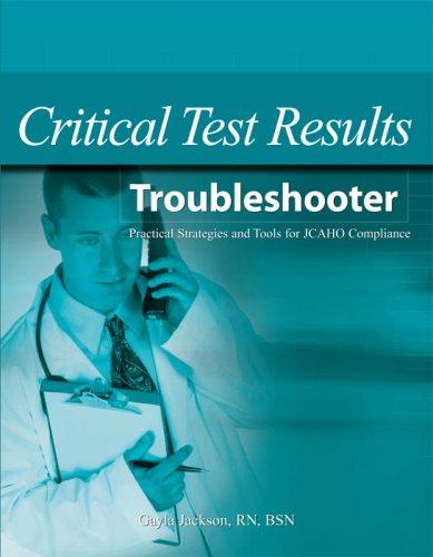 Critical Test Results Troubleshooter